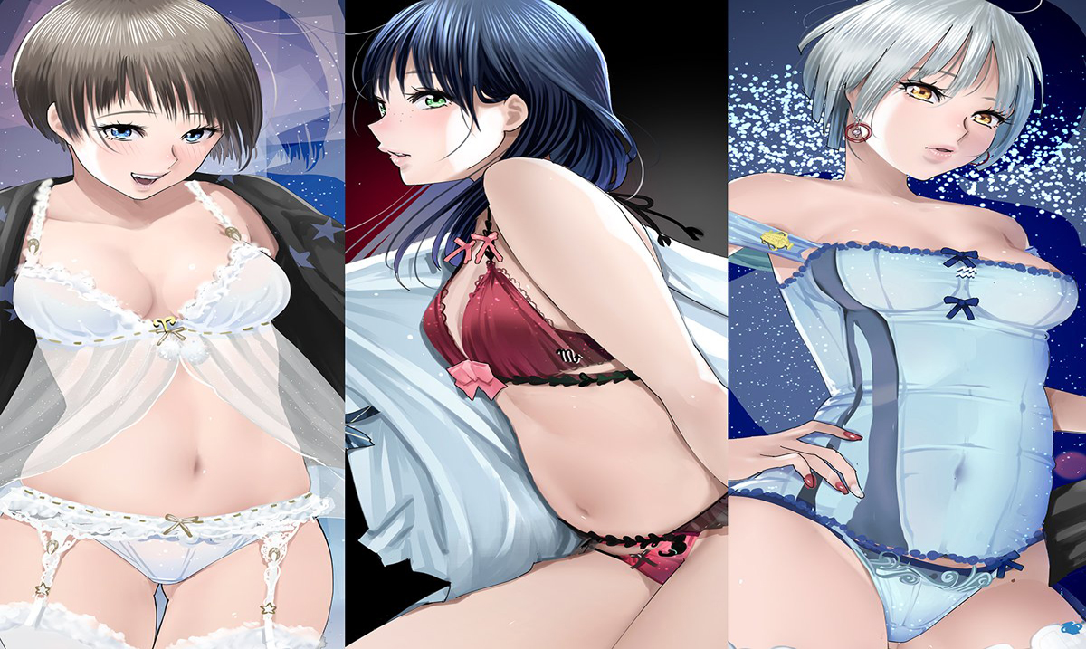 Japanese Anime Artist Transforms Zodiac Signs into Lingerie, Releases the Collection in Real Life